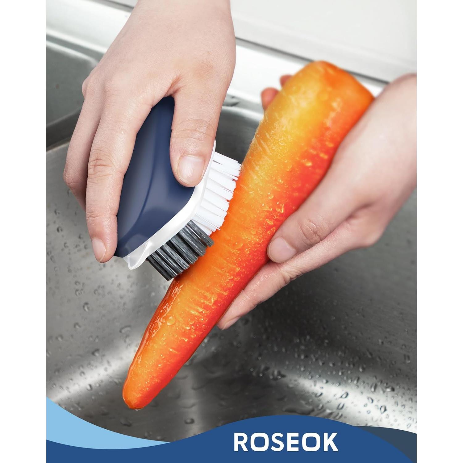 Cepillo de Cocina ROSEOK para Patatas y Verduras - 2 Unidades