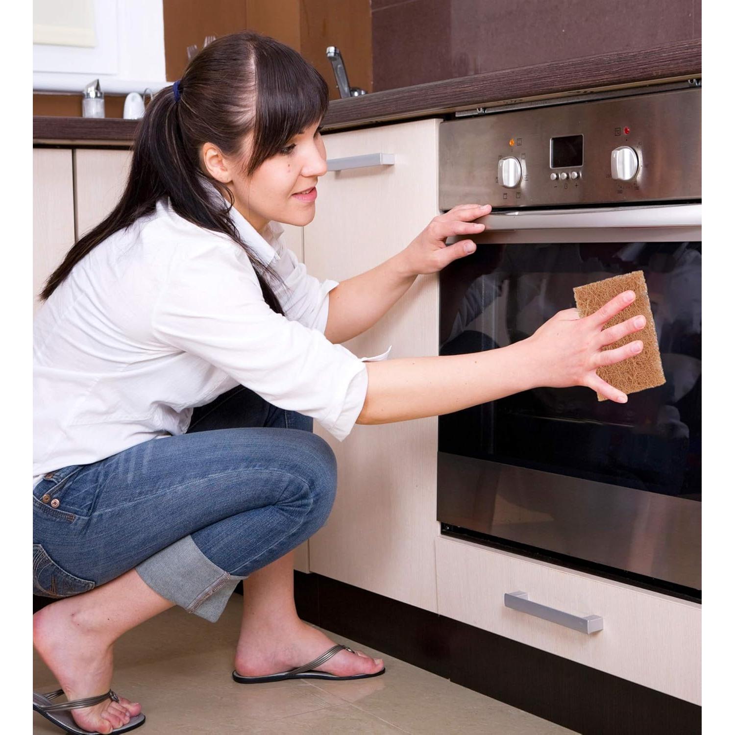 Almohadillas Naturales SCRUBIT para Fregar - Paquete de 12