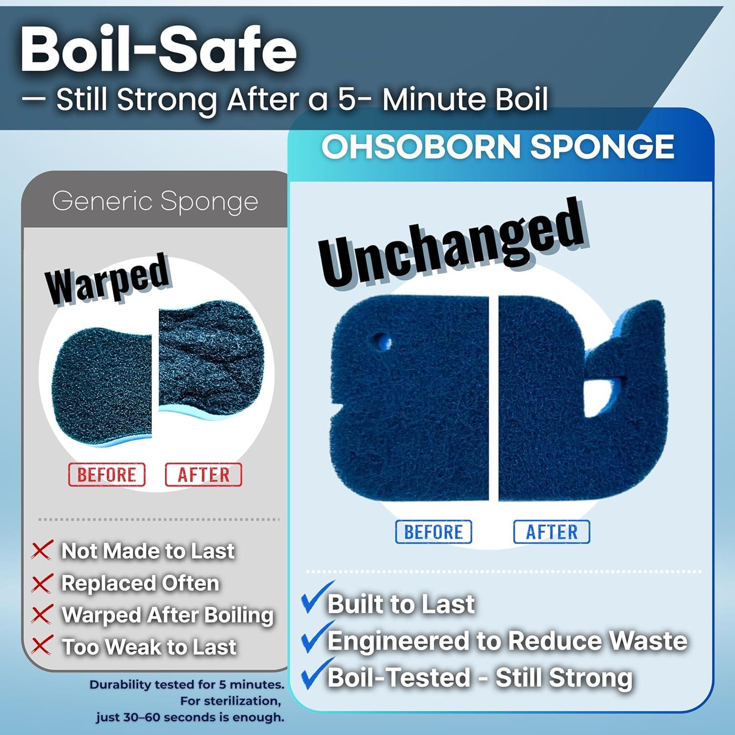 Esponjas de Cocina Multifuncionales Oh So Born - 5 Unidades