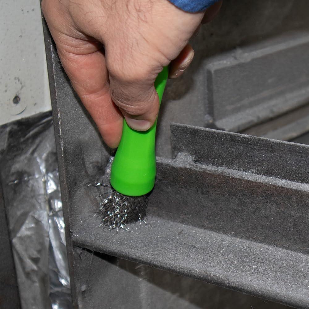 Cepillo de Mano BrushAll® Acero Inoxidable con Mango Ergonómico