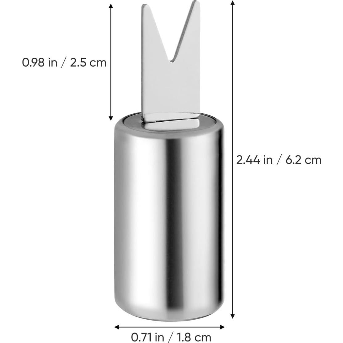 Tenedores de Maíz Reutilizables PRETYZOOM Acero Inoxidable 10pcs