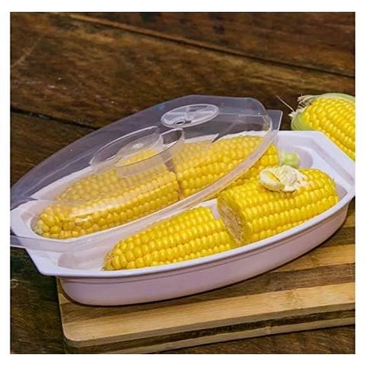 Vaporera de Maíz Dependable Industries para Microondas 2 Mazorcas