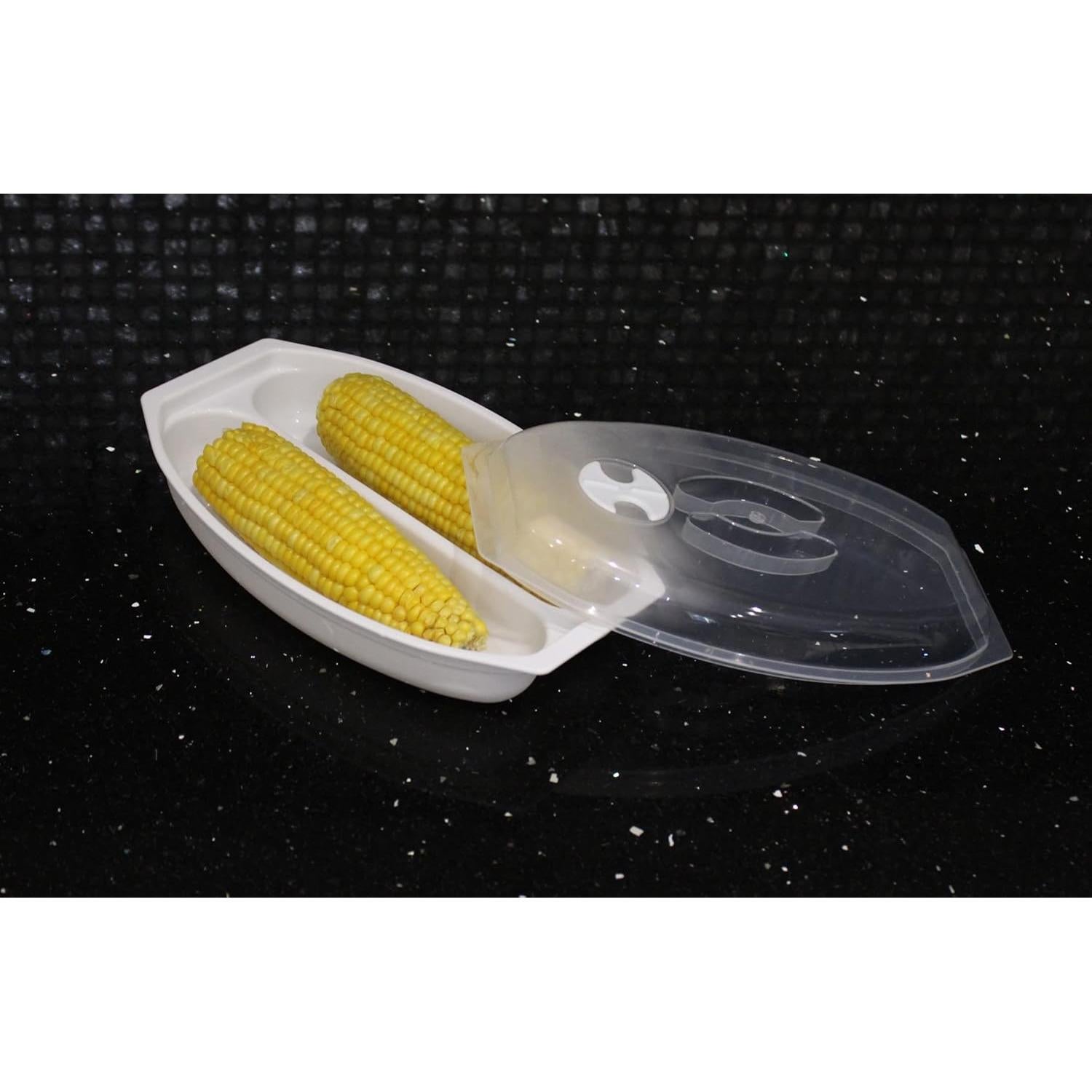 Vaporera de Maíz Dependable Industries para Microondas 2 Mazorcas