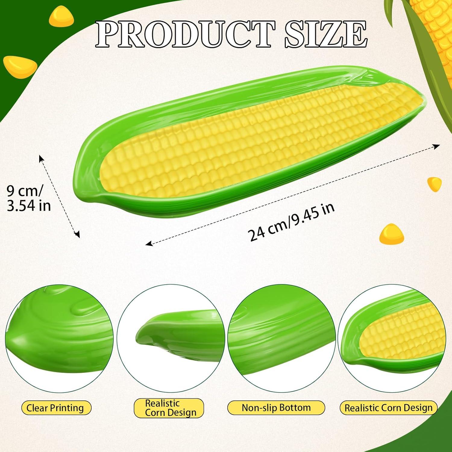 Juego de 9 Piezas de Platos y Sujetadores para Mazorcas Teenyyou