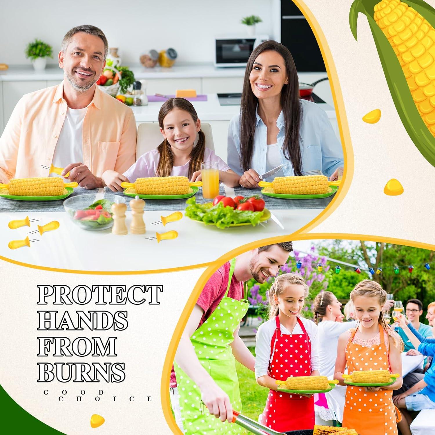 Juego de 9 Piezas de Platos y Sujetadores para Mazorcas Teenyyou