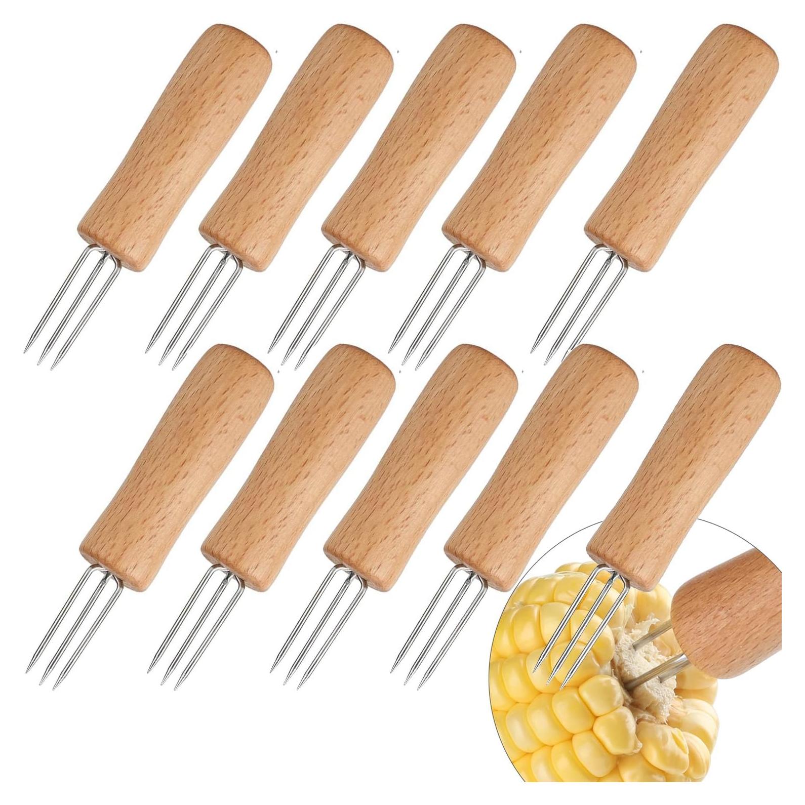 Set 16 Sujetadores de Maíz Acero Inoxidable DBZQSCW