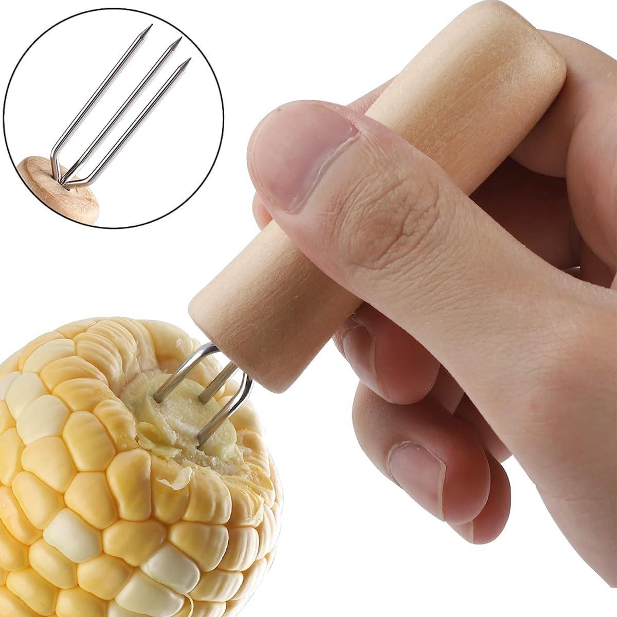 Set 16 Sujetadores de Maíz Acero Inoxidable DBZQSCW