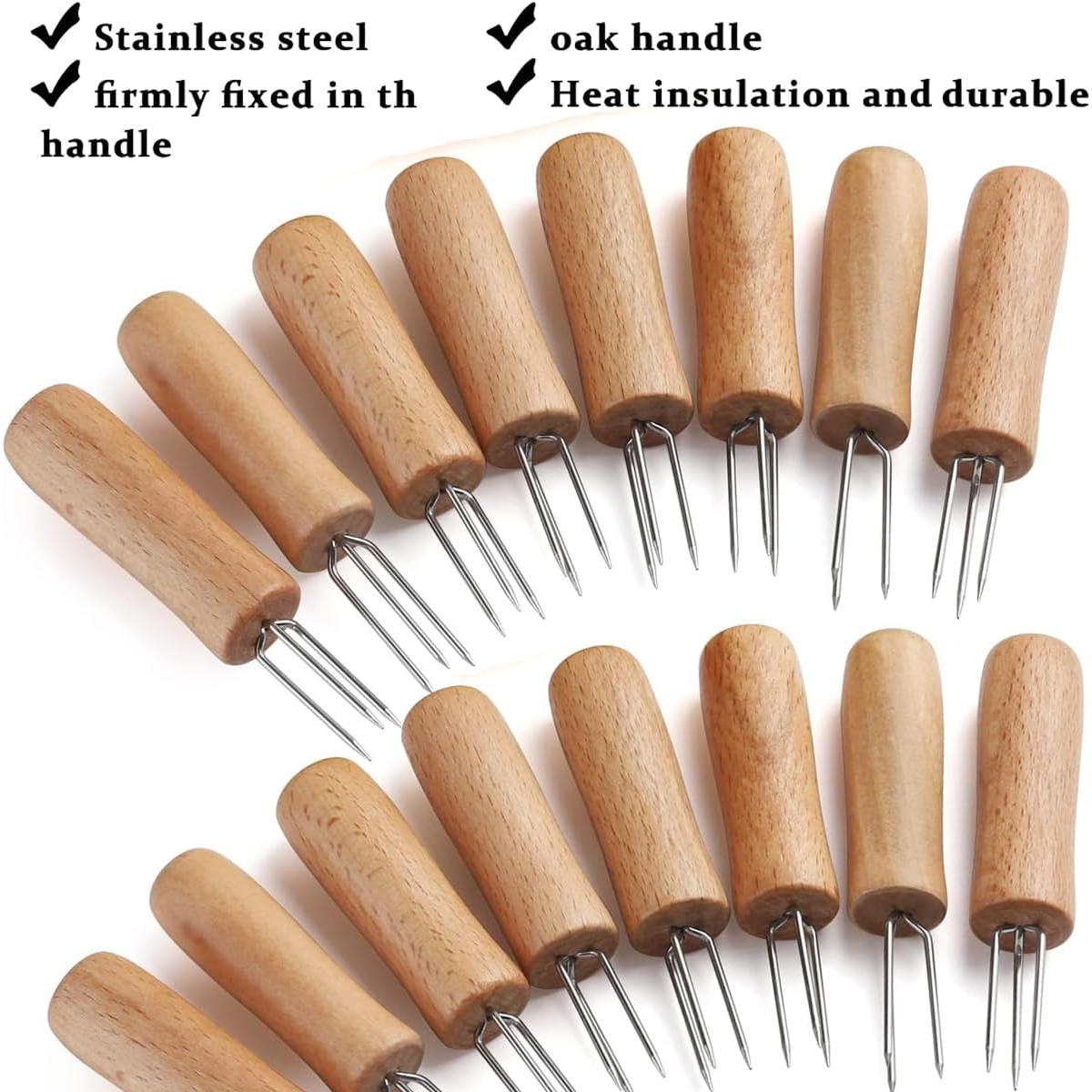 Set 16 Sujetadores de Maíz Acero Inoxidable DBZQSCW