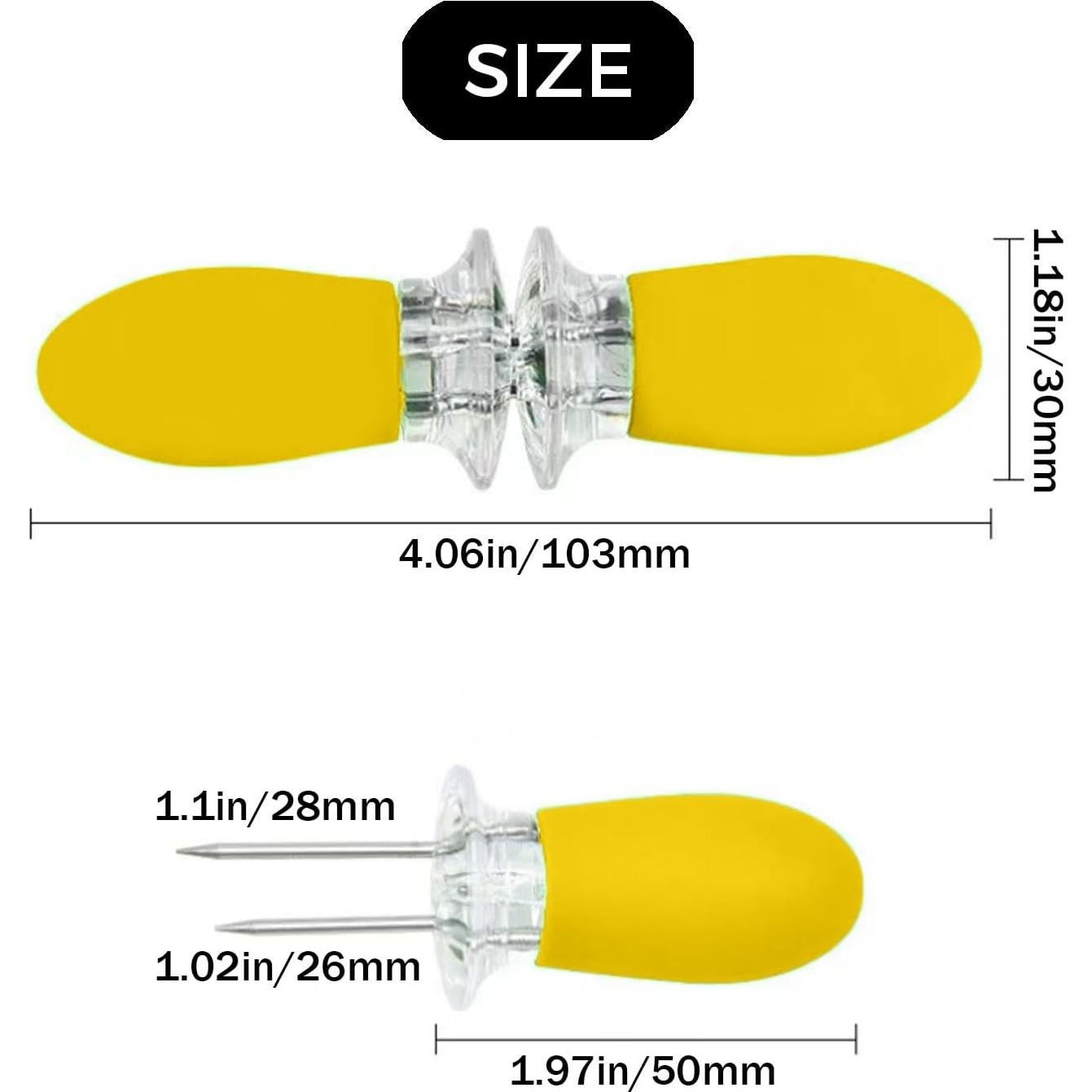 Juego de 10 Sujetadores para Mazorcas de Maíz CCDANSIYUCR