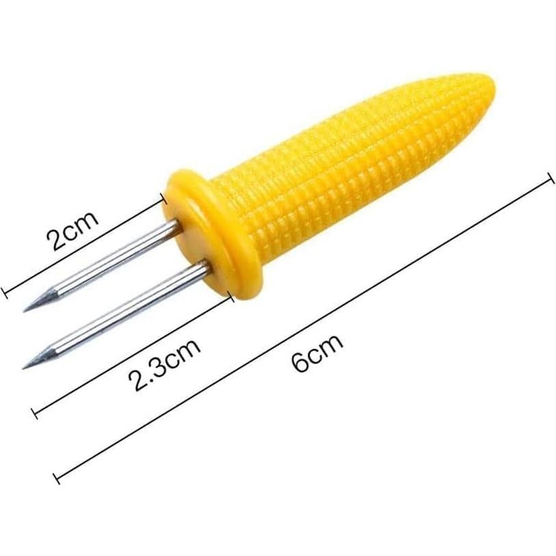 Soportes de Maíz Tiosen 10 Piezas Acero Inoxidable