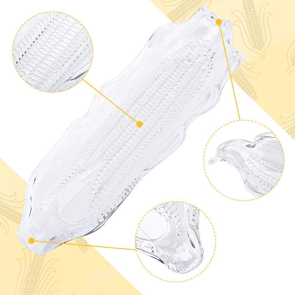 Paquete de 4 bandejas para maíz CALIDAKA 27 cm plásticos