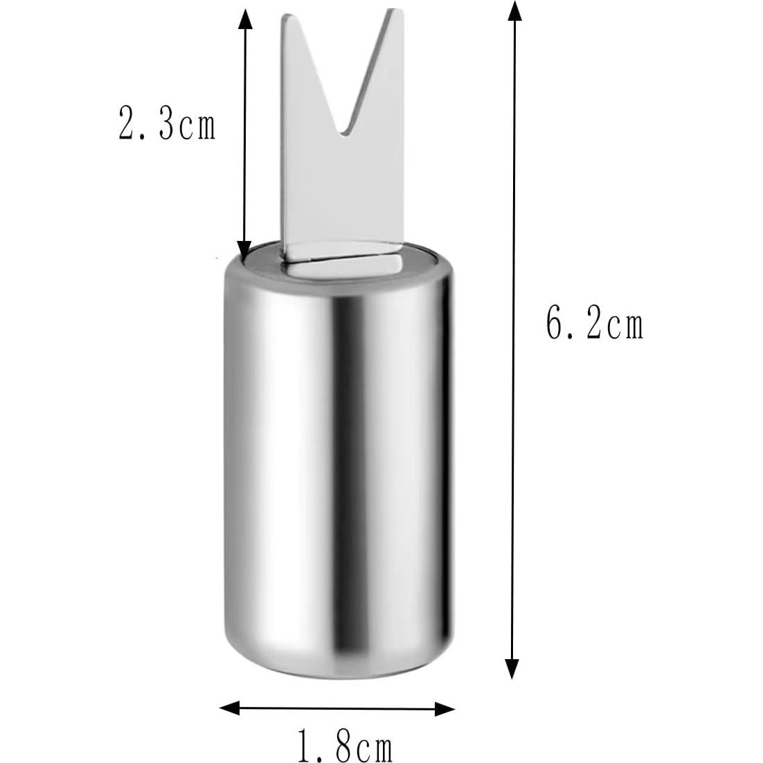10 Sujetadores de Maíz de Acero Inoxidable Markeny