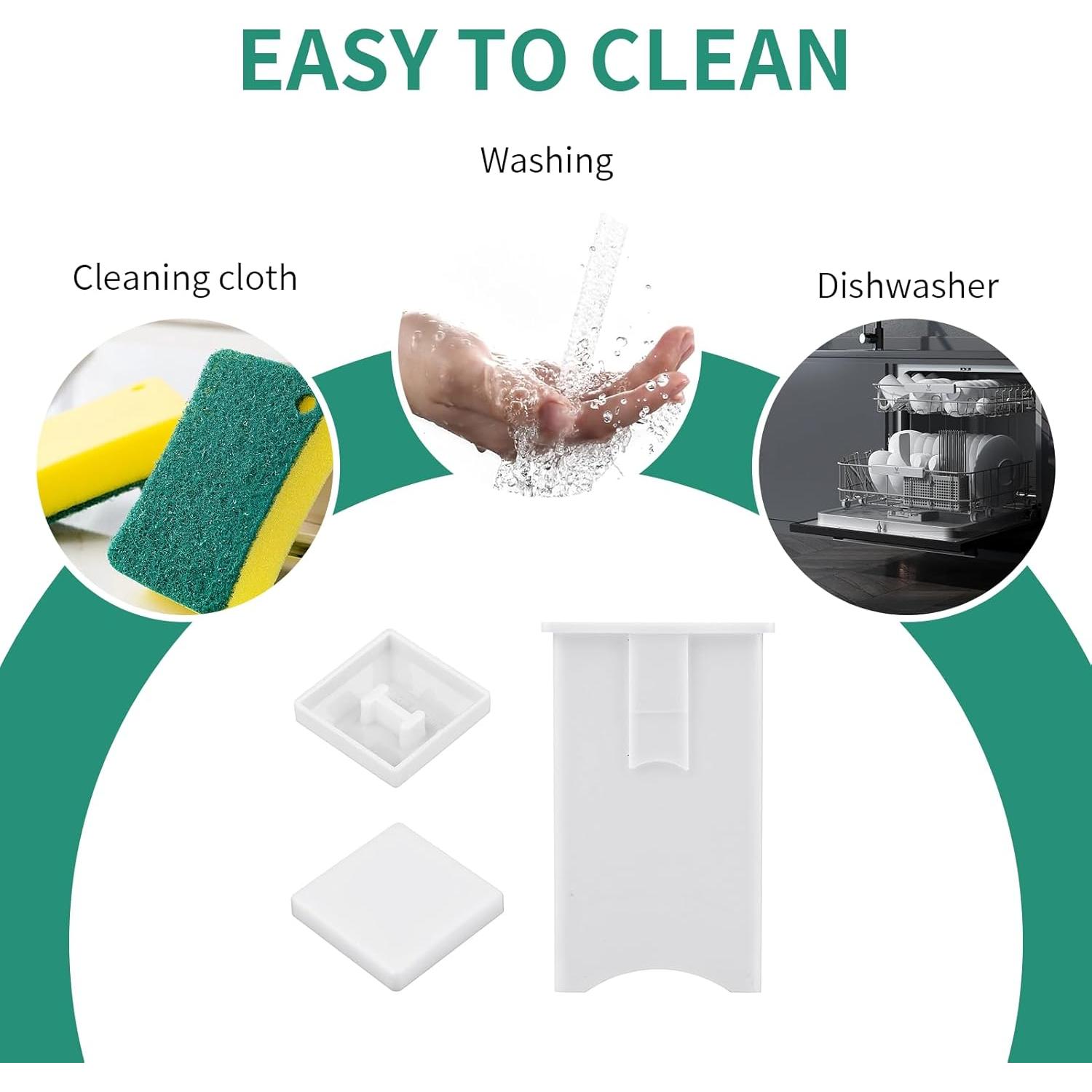 2 Espátulas de Mantequilla Plásticas con Tapa 7.7 cm YMPEKA