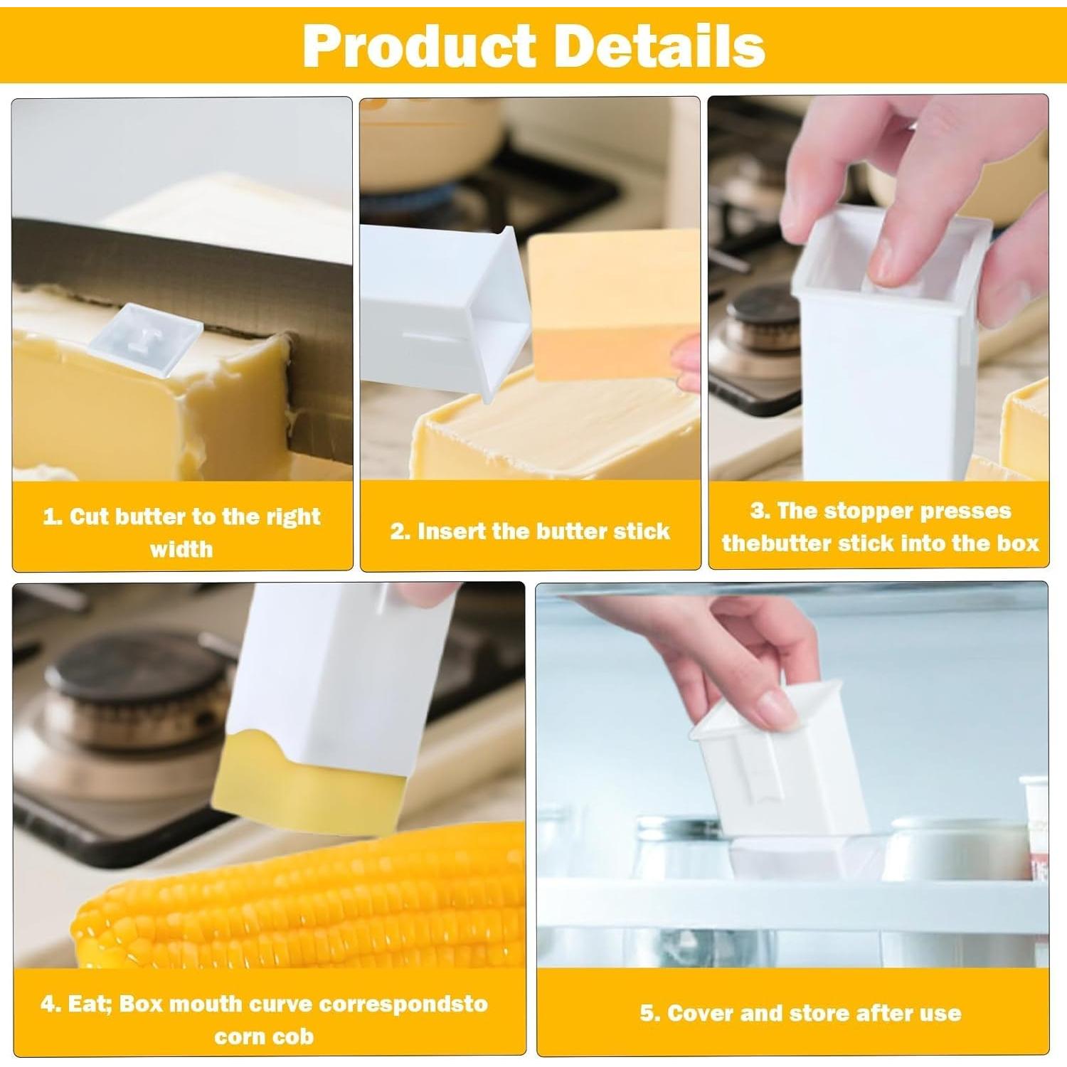 Esparcidor de Mantequilla para Mazorca 2 Pcs Hinbkenla