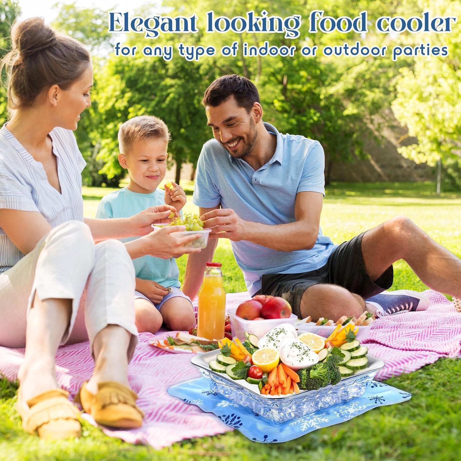 Set de 8 Piezas Mat de Hielo Reutilizable Meanplan 30 cm