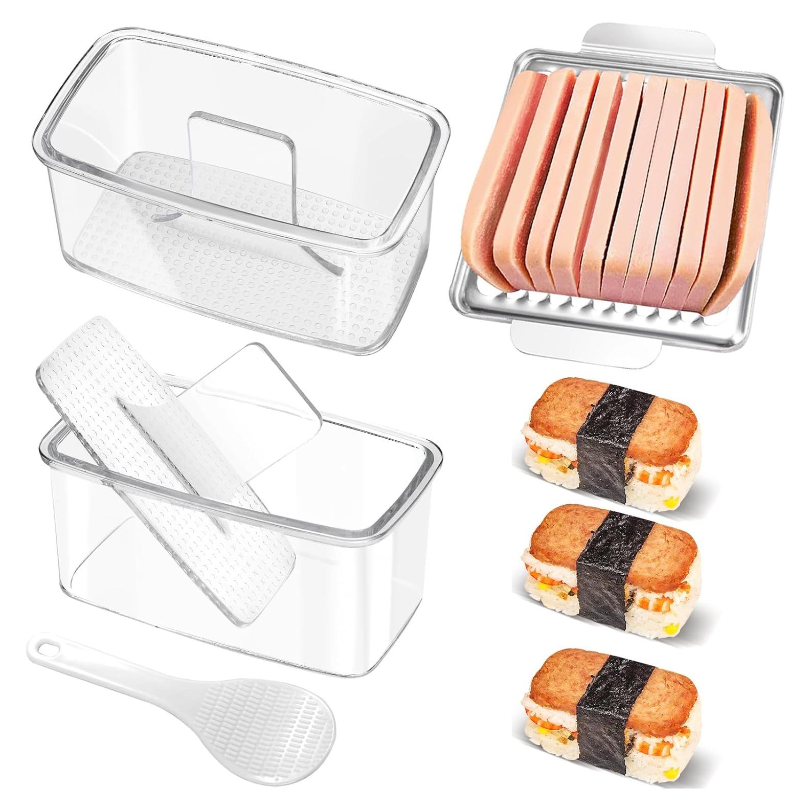 Kit de Molde para Musubi DIMVKA con Cortador de SPAM Antiadherente