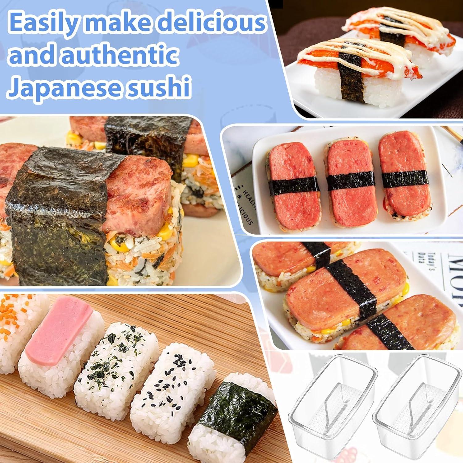 Kit de Molde para Musubi DIMVKA con Cortador de SPAM Antiadherente