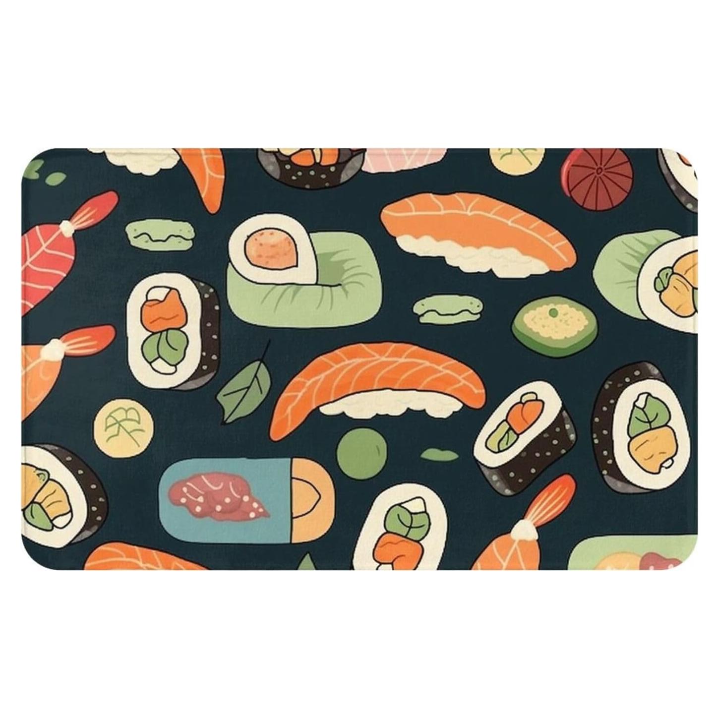 Alfombra de Entrada LKWSCGHM 49.5x80 cm Antideslizante Floral