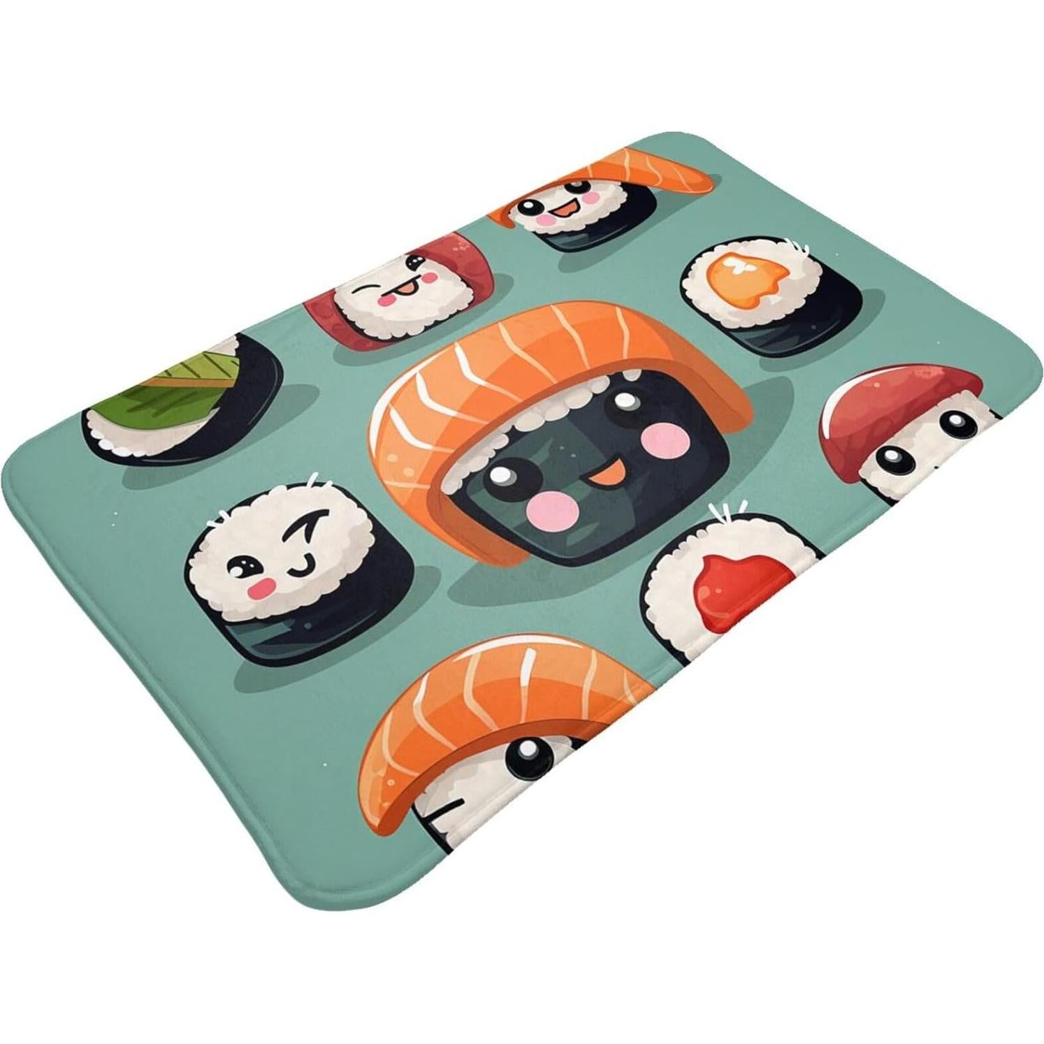 Alfombra de Entrada LKWSCGHM 49.5x80cm Antideslizante Floral