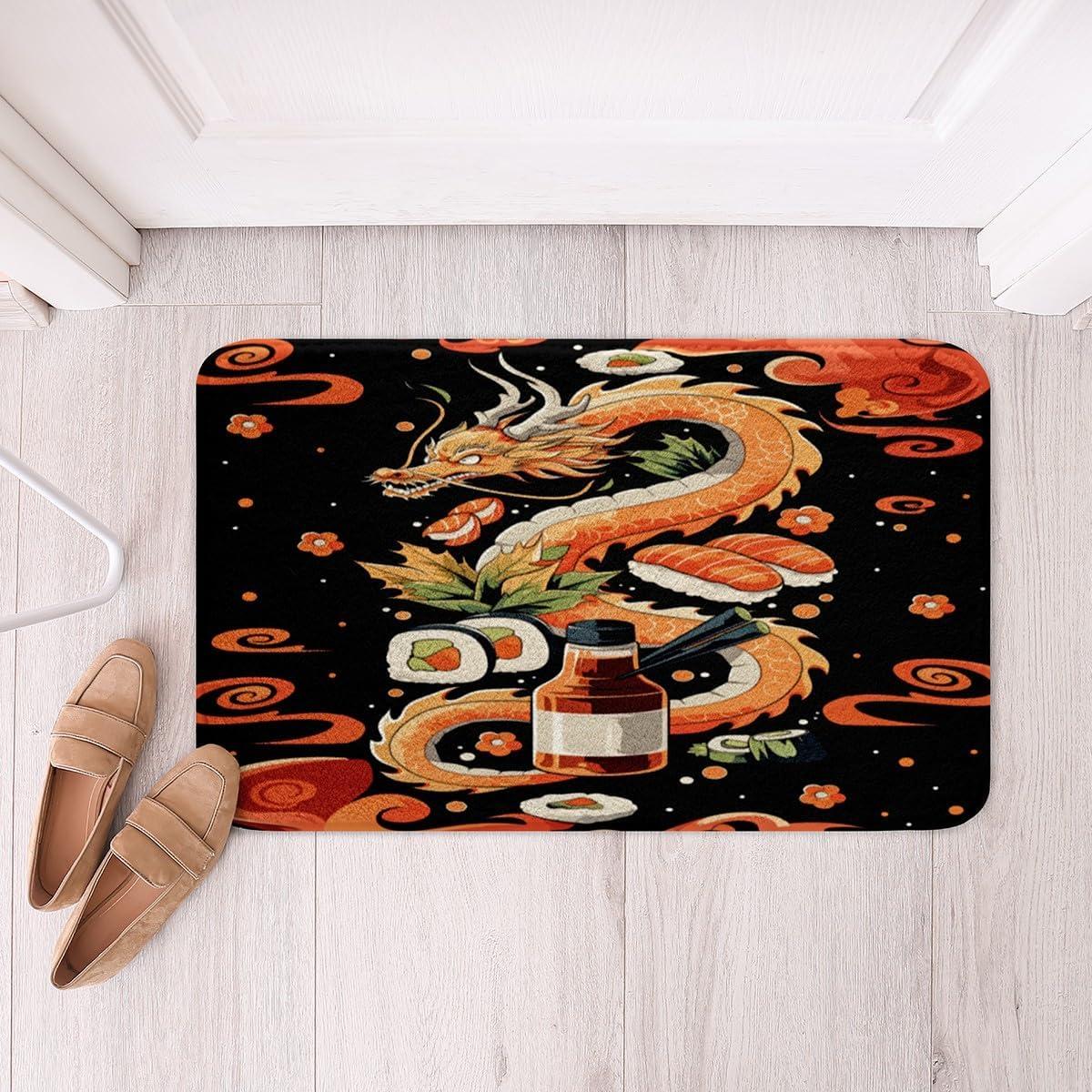 Alfombrilla de Baño Feelyou Dragón 50cm x 81cm Antideslizante