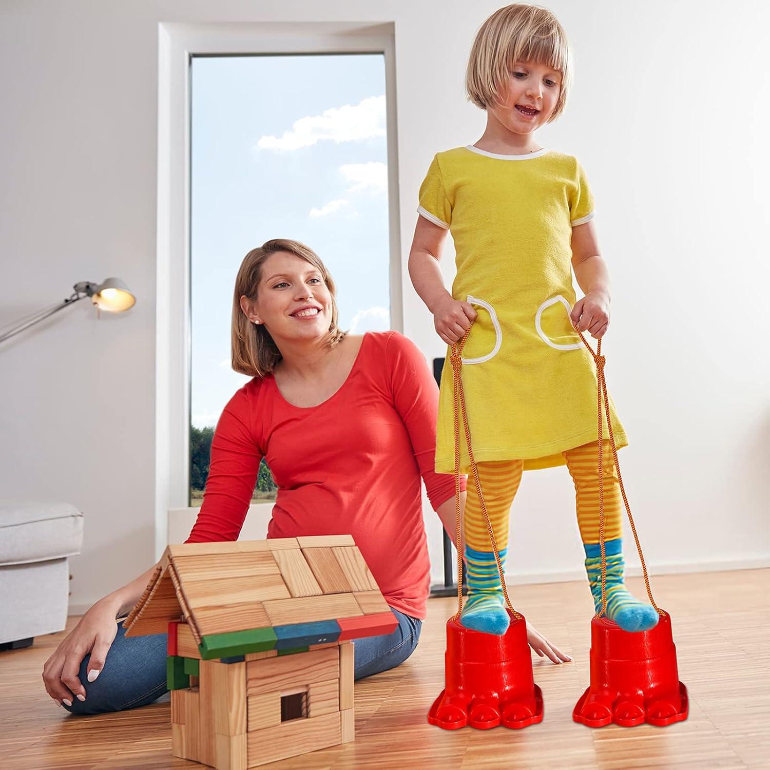 Zancos de Equilibrio IROO para Niños, 4 Pares Coloridos