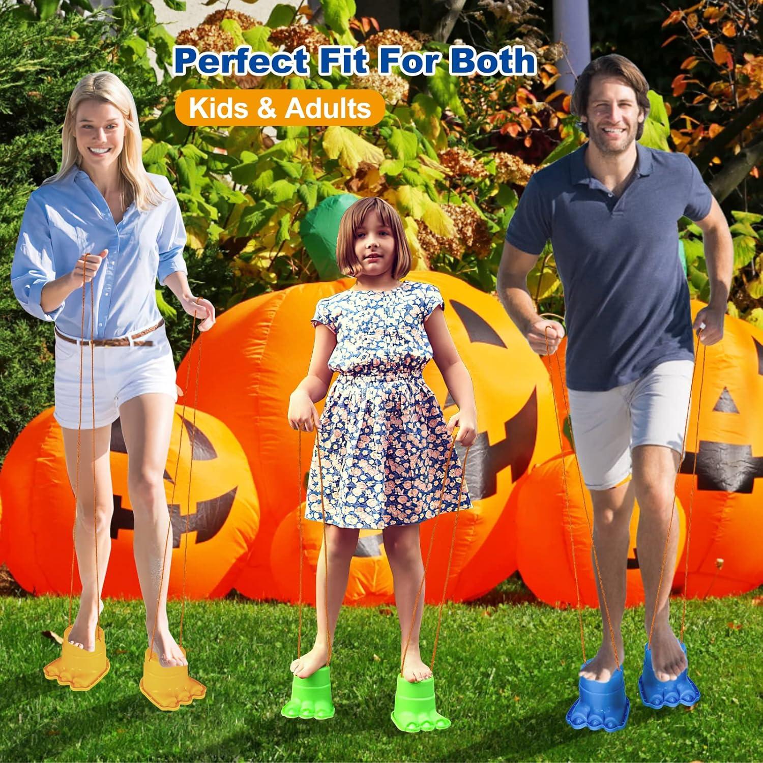 Zancos de Equilibrio IROO para Niños, 4 Pares Coloridos