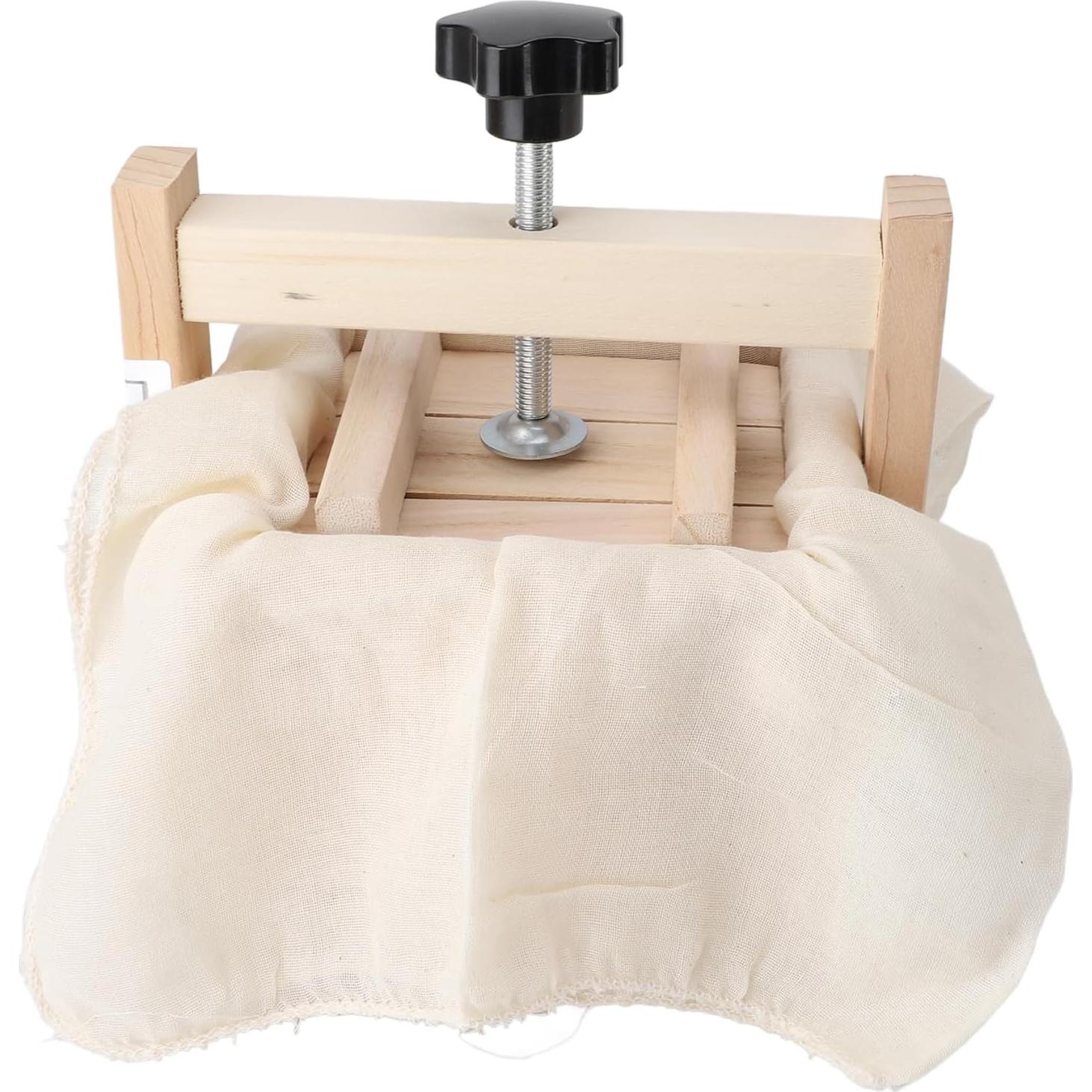 Prensa de Tofu de Madera Aqxreight con 9 Accesorios