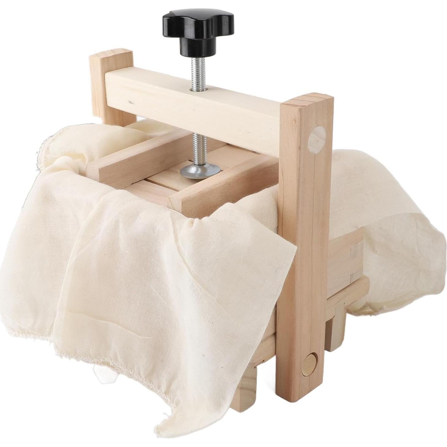 Prensa de Tofu de Madera Aqxreight con 9 Accesorios