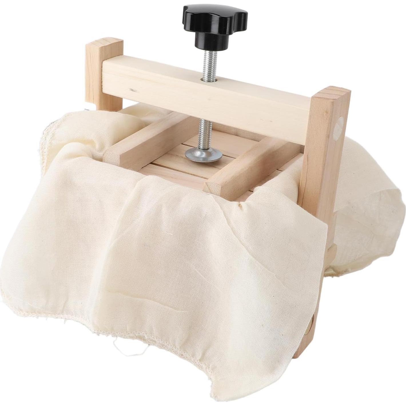 Prensa de Tofu de Madera Aqxreight con 9 Accesorios