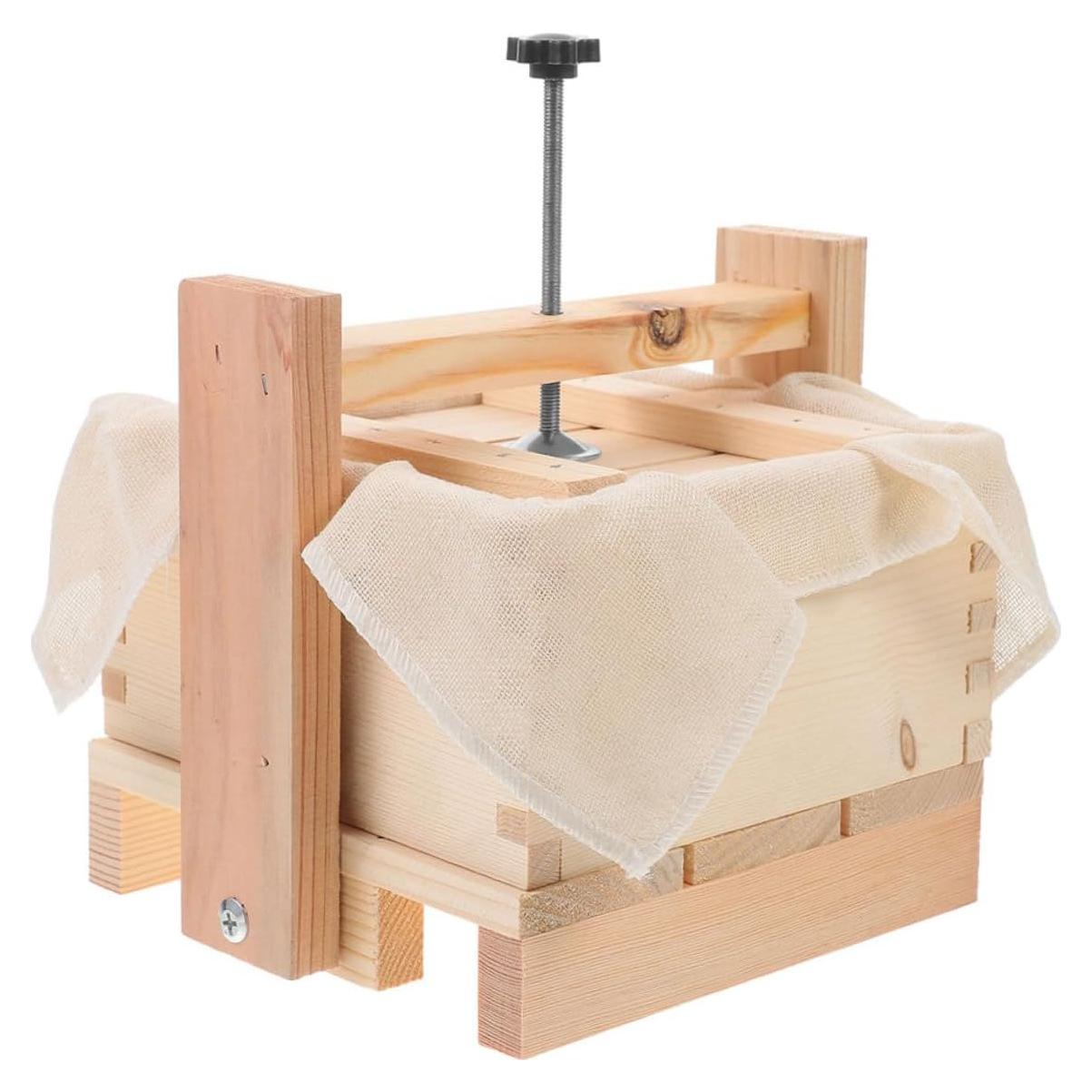 Molde de Tofu Luxshiny 20x20 cm Prensa Cuajada de Frijol