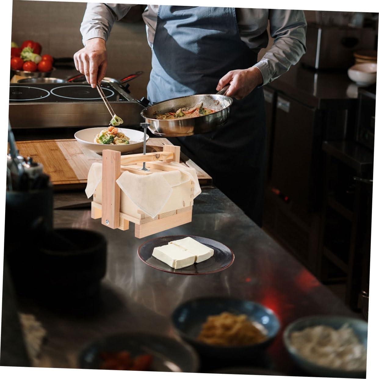 Molde de Tofu Luxshiny 20x20 cm Prensa Cuajada de Frijol