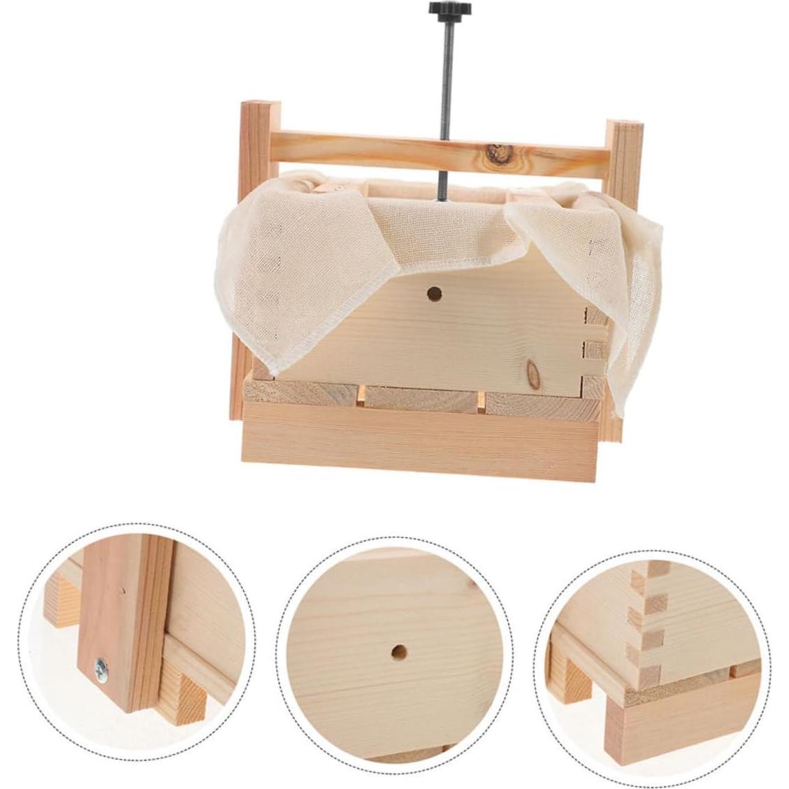 Molde de Tofu Luxshiny 20x20 cm Prensa Cuajada de Frijol