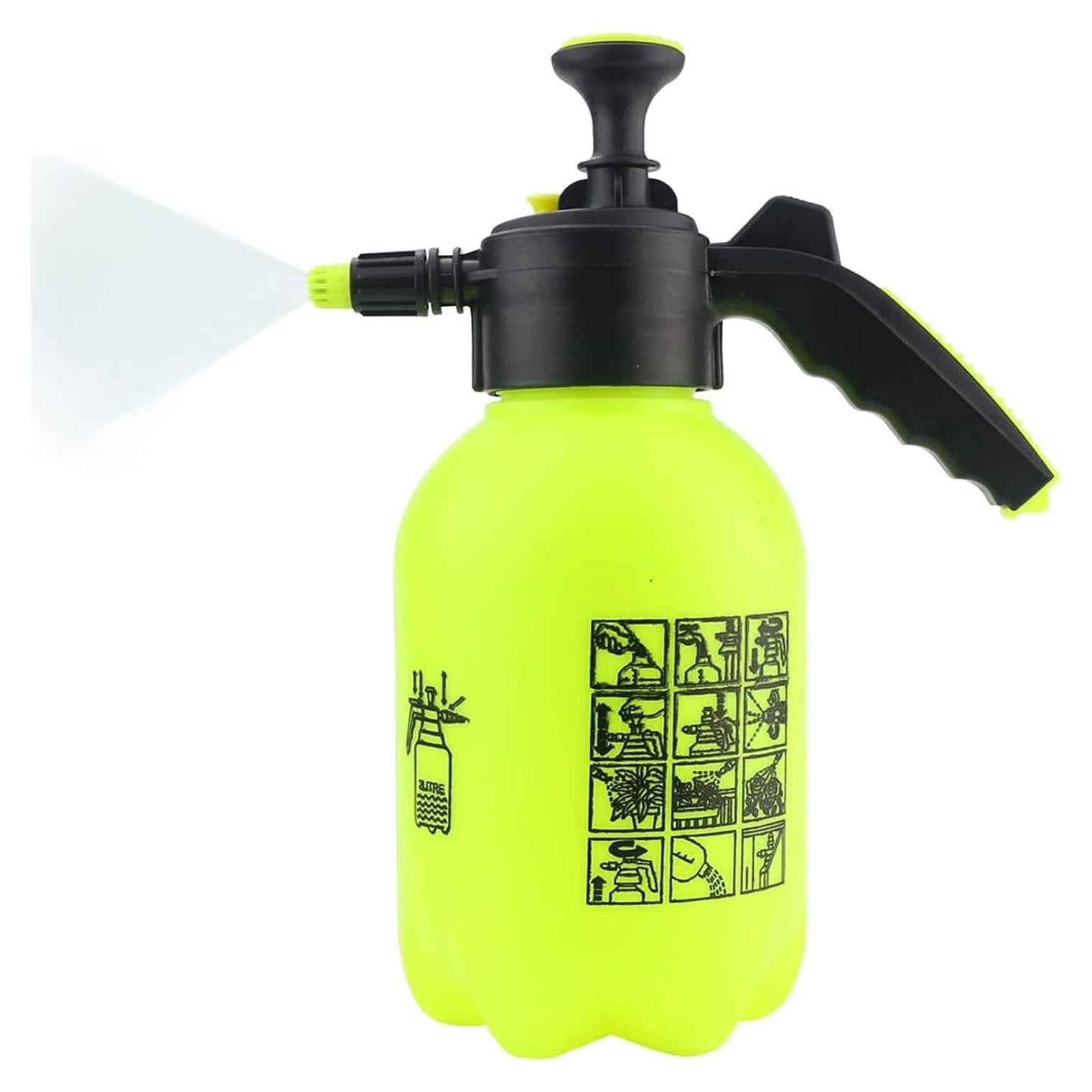 Pulverizador de Jardín Manual Sunnyglade 1.89L Verde Ajustable