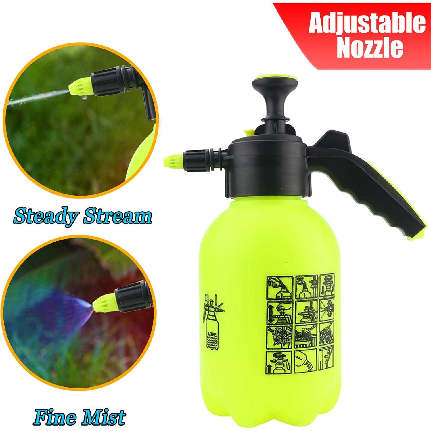 Pulverizador de Jardín Manual Sunnyglade 1.89L Verde Ajustable
