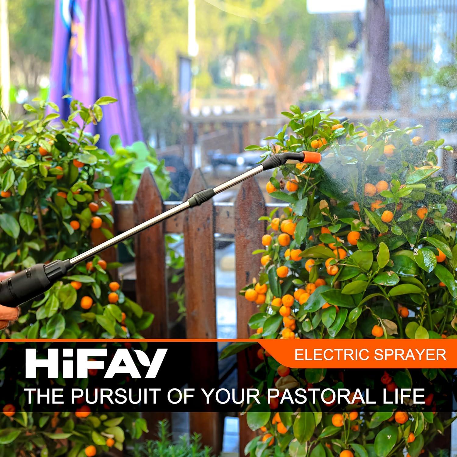 Pulverizador Eléctrico HIFAY ES4-PRO 4L Batería 4000mAh Verde