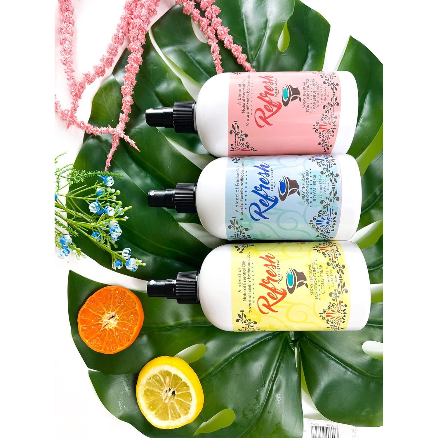 Spray para Inodoro Refresh Cítrico Fresco 60 ml Ecológico