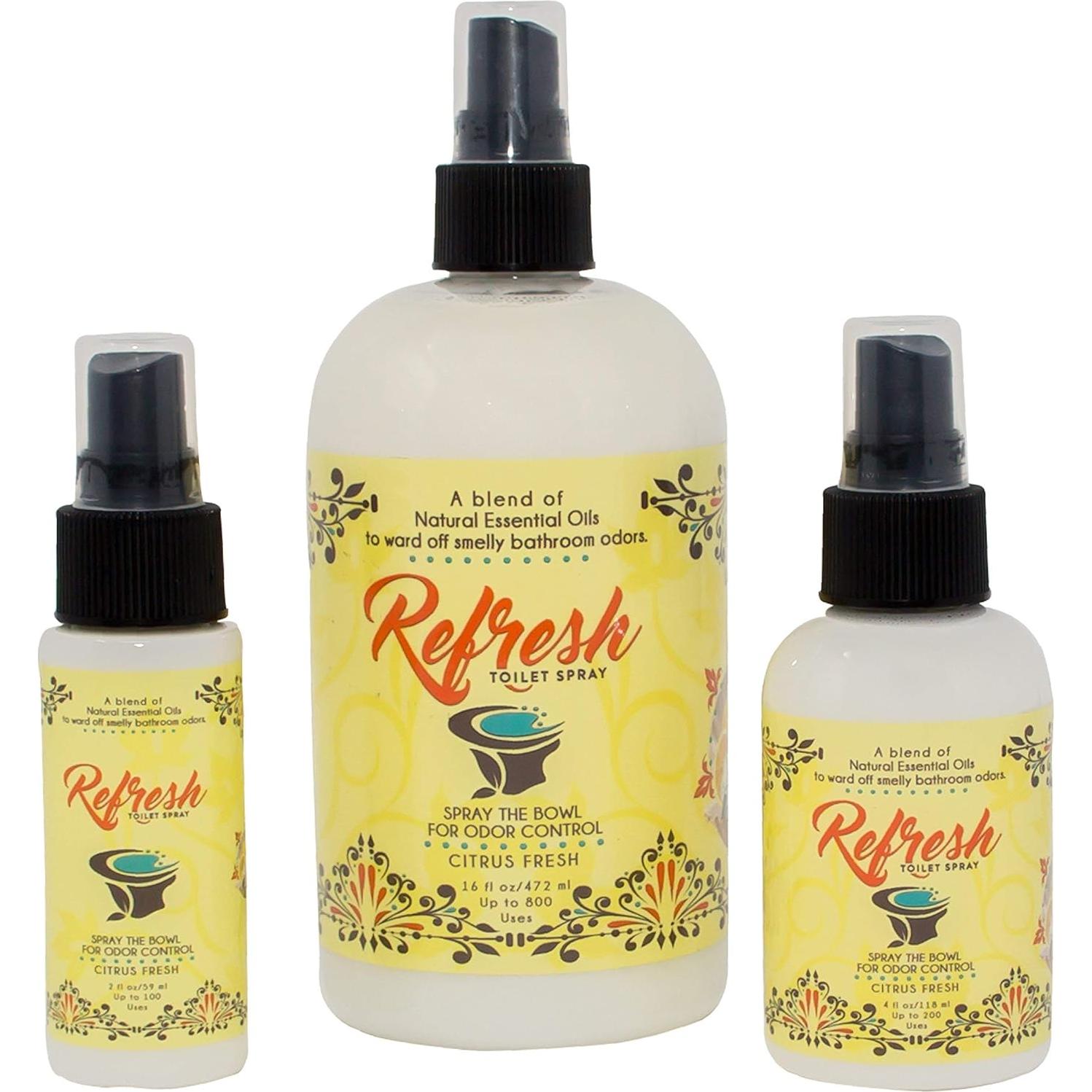 Spray para Inodoro Refresh Cítrico Fresco 60 ml Ecológico