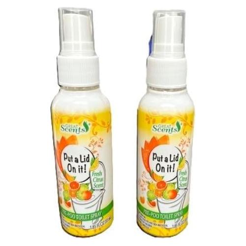 Spray eliminador de olores para inodoro WeVeel 2x54.43ml cítricos