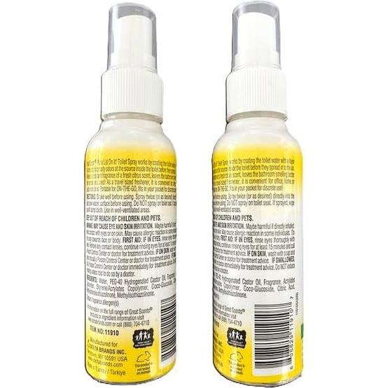 Spray eliminador de olores para inodoro WeVeel 2x54.43ml cítricos