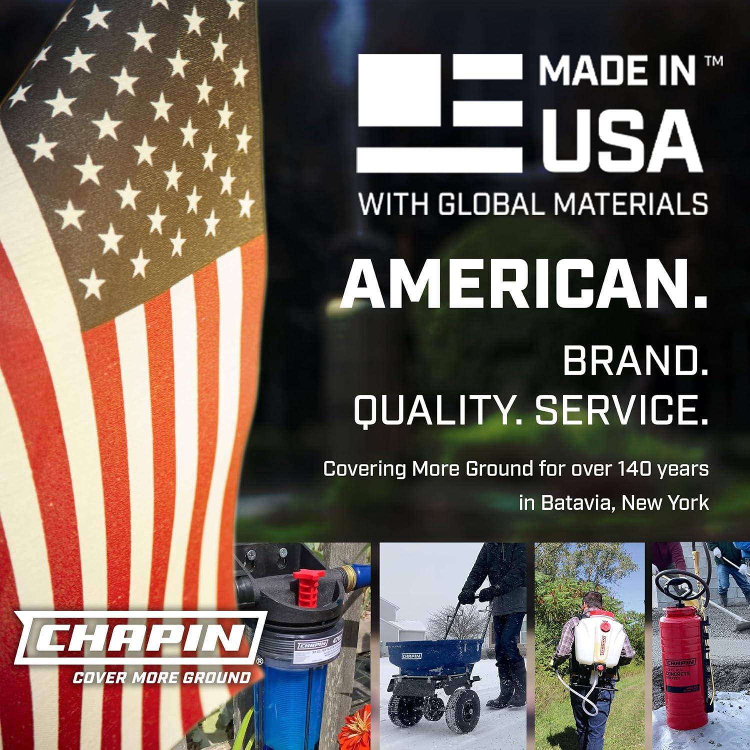 Pulverizador Chapin 1244 de 7.57L Tri-Poxy Rojo Profesional