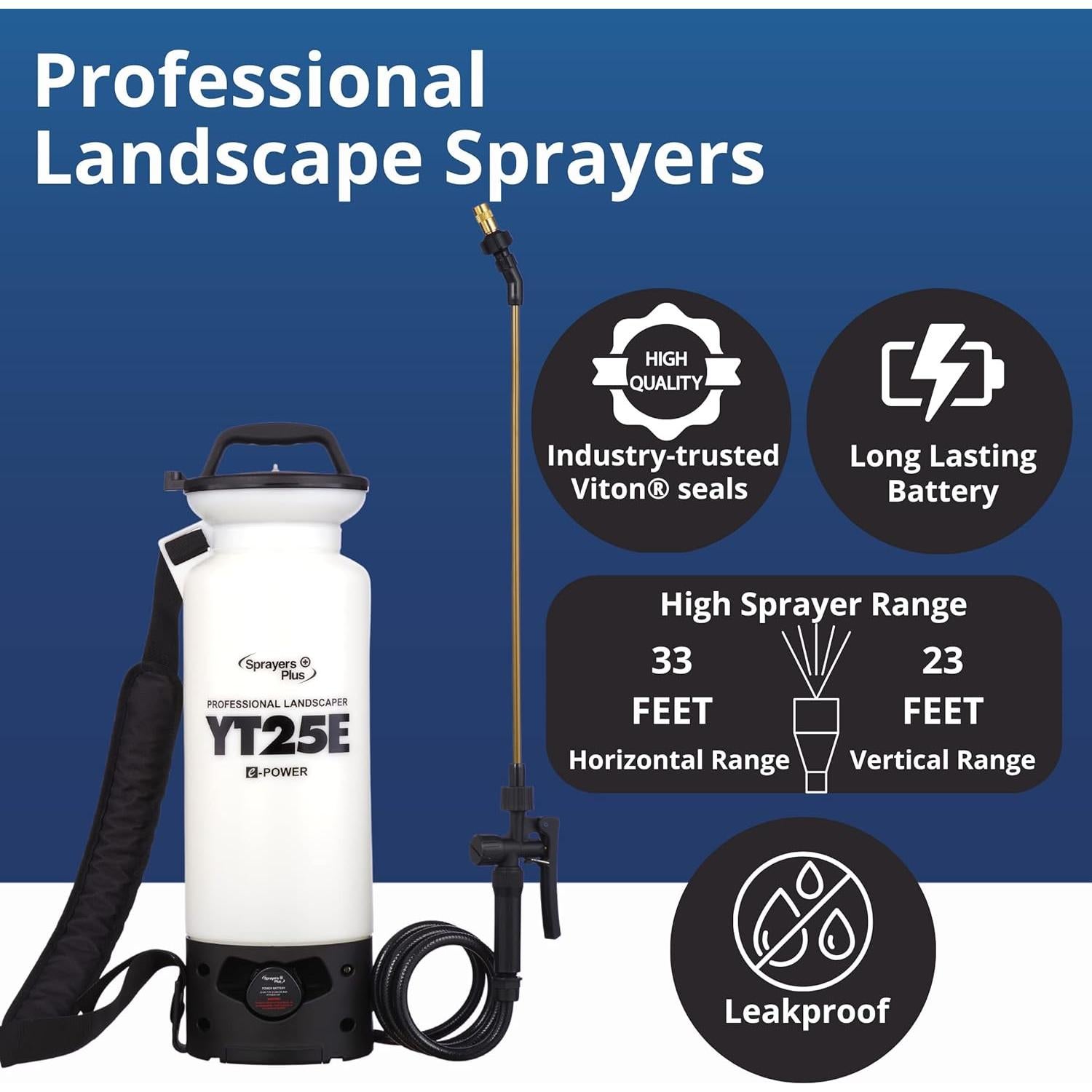 Pulverizador a Batería Sprayers Plus YT25E 7.57L 12V Litio-ion