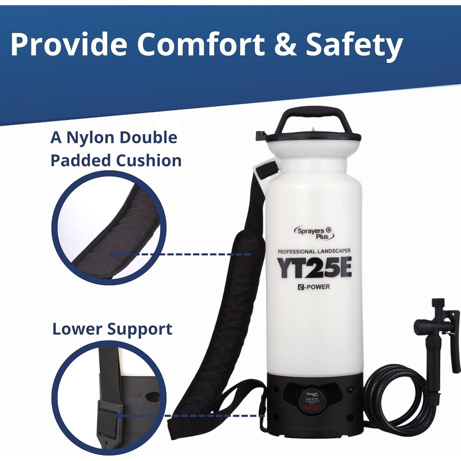 Pulverizador a Batería Sprayers Plus YT25E 7.57L 12V Litio-ion