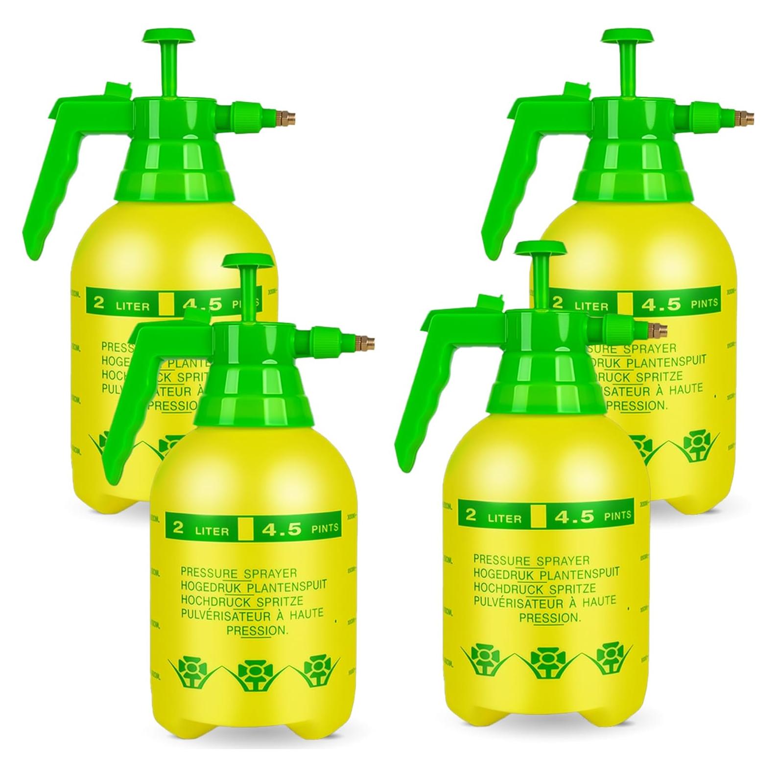 4 Pulverizadores de Mano TREEHAC 0.95L Ajustable Jardín