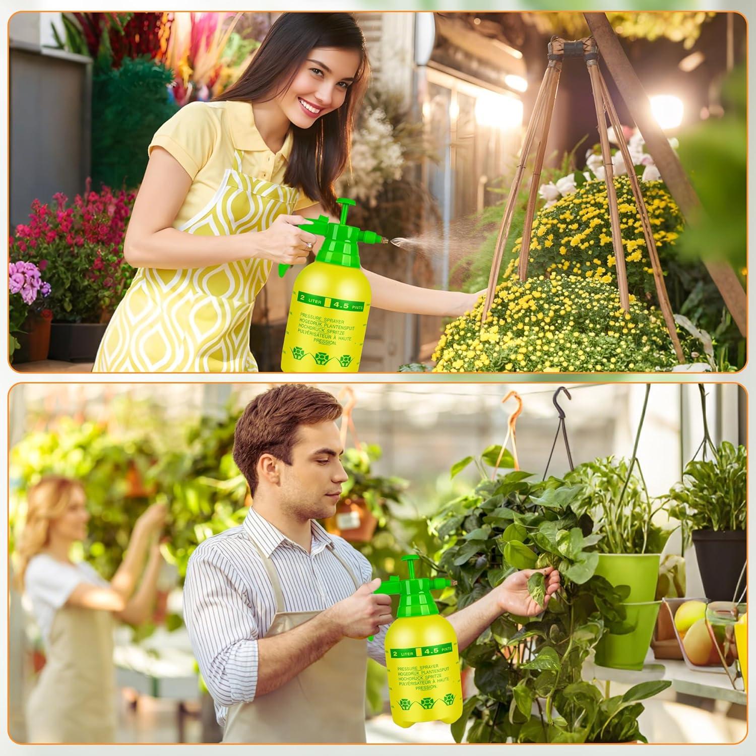 4 Pulverizadores de Mano TREEHAC 0.95L Ajustable Jardín