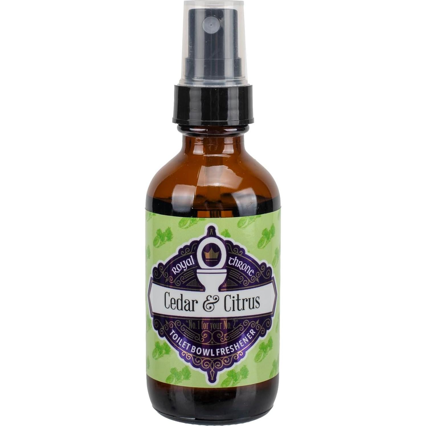 Spray para Inodoro Bourbon Royalty Cedro y Cítricos 2x118ml