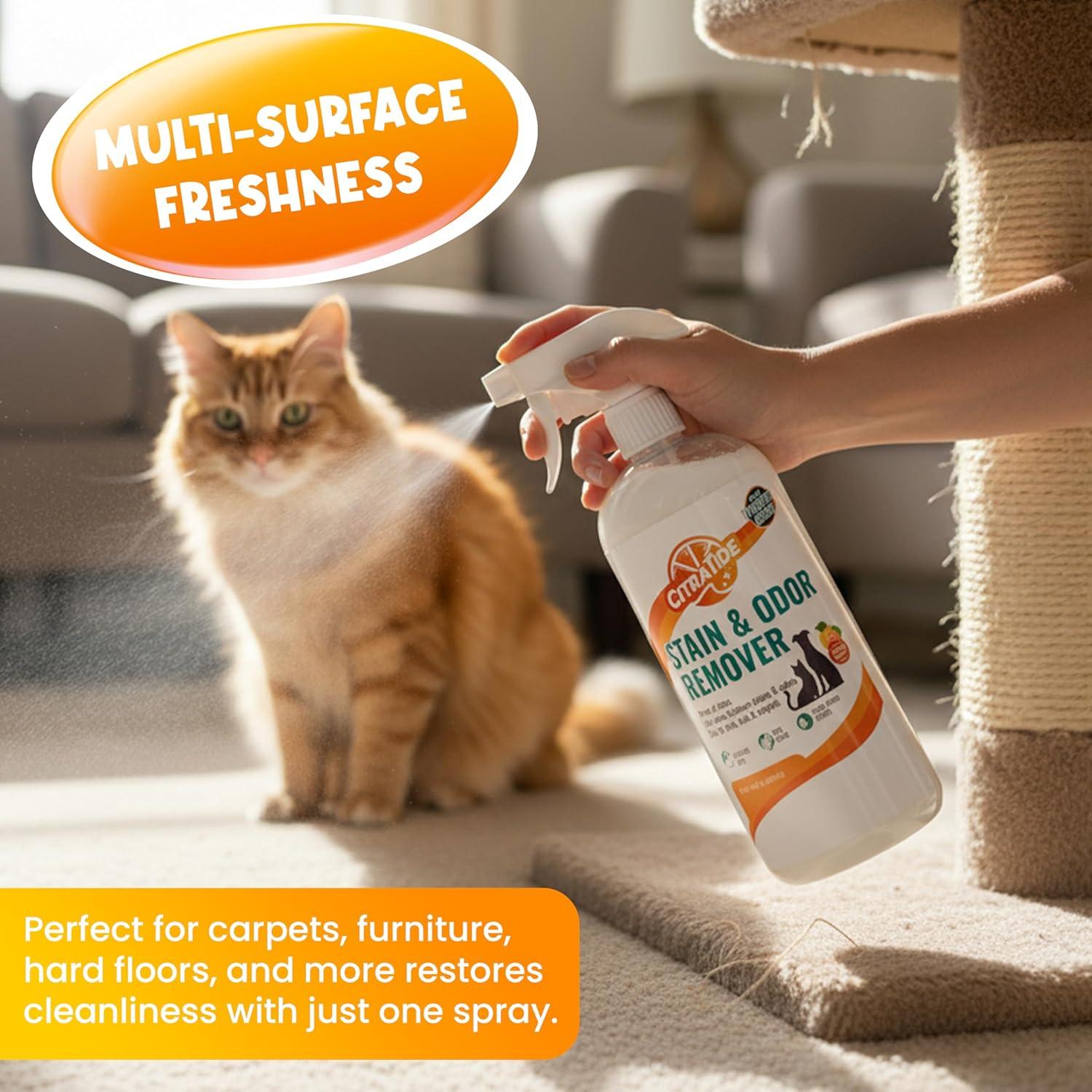 Removedor de Manchas y Olores para Mascotas Citrus 946ml