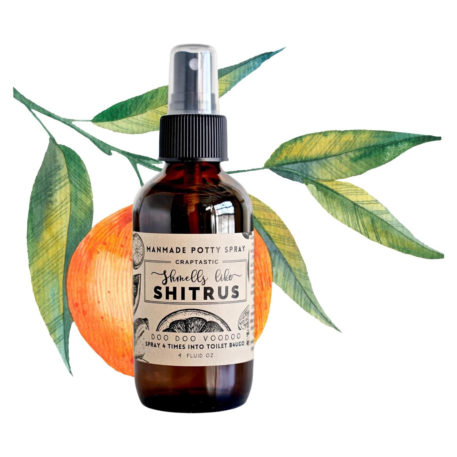 Spray de Inodoro Cítricos 120ml - Regalo Divertido para Hombres