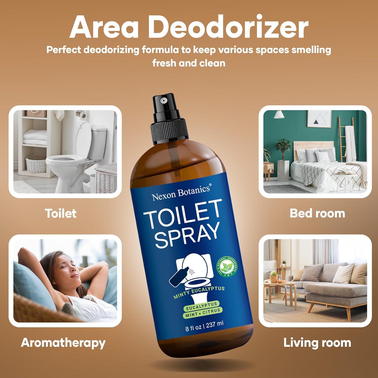 Spray Ambientador de Inodoro Eucalipto Mentolado 236 ml - Nexon Botanics