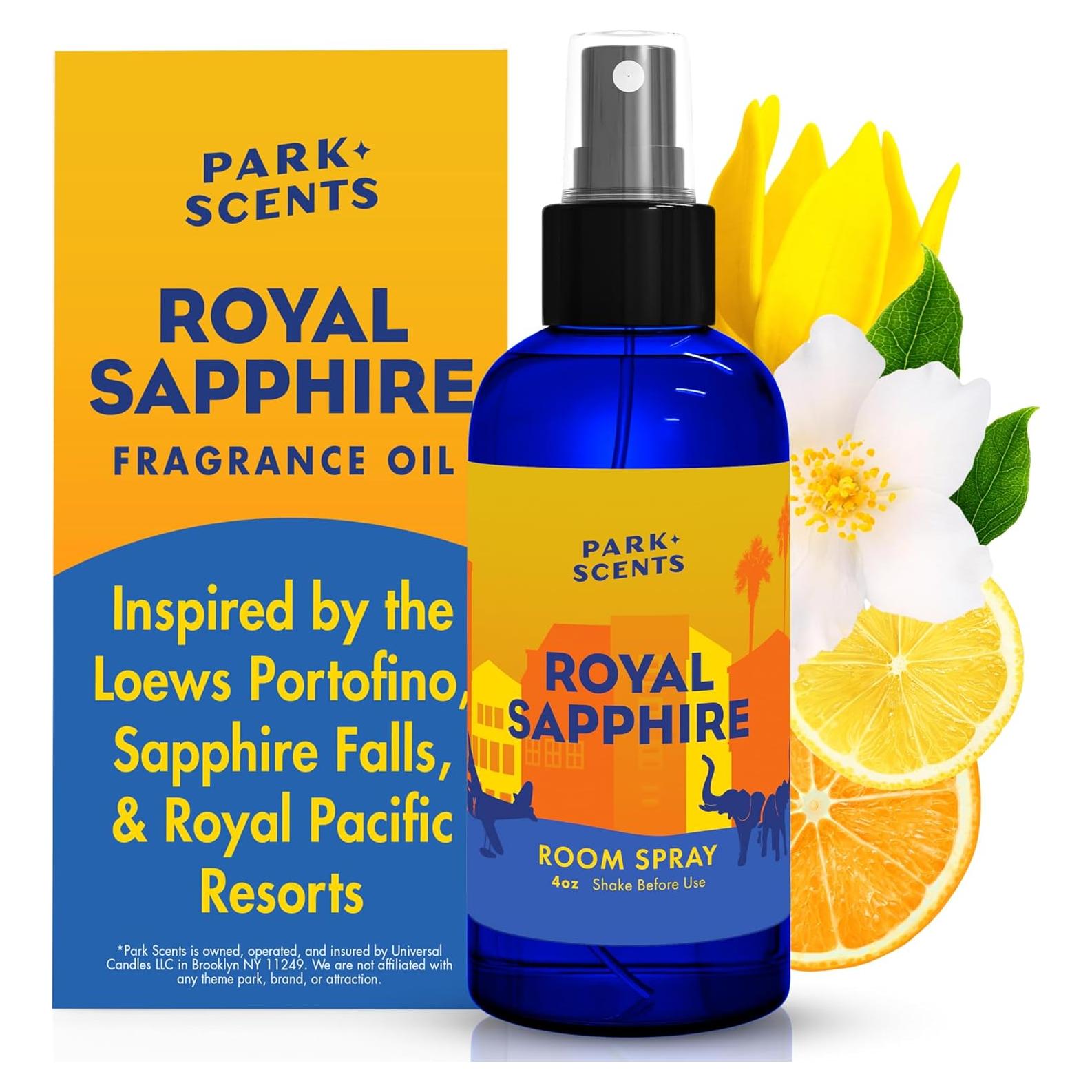 Spray Ambientador Zafiro Real 113ml - Jazmín Cítrico Ámbar Ylang Ylang