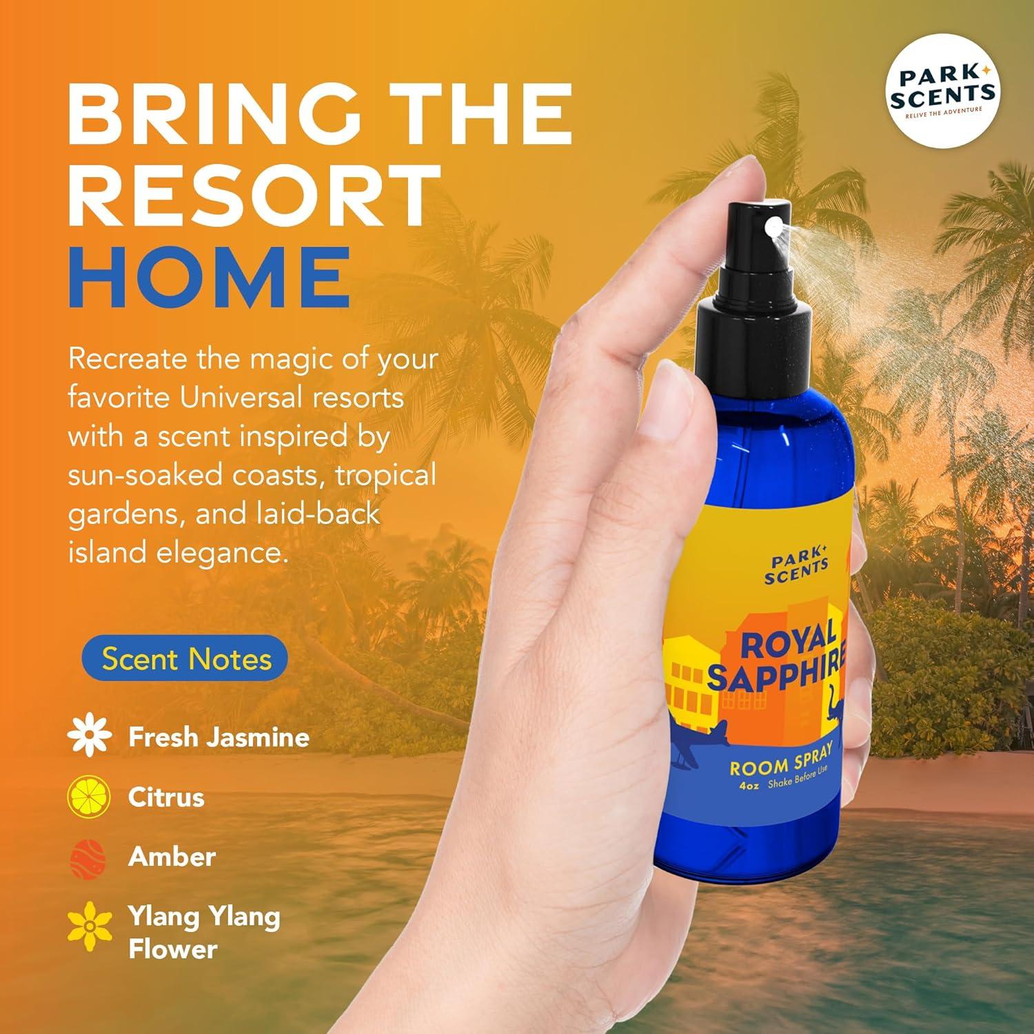 Spray Ambientador Zafiro Real 113ml - Jazmín Cítrico Ámbar Ylang Ylang